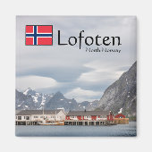 Lofoten Norwegen Magnet (Vorne)