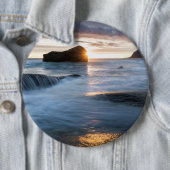 Lofoten Norwegen Midnight Sun Button (Beispiel)