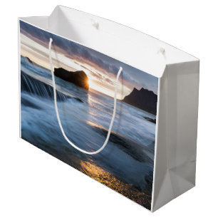 Lofoten Norwegen Midnight Sun Große Geschenktüte