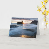 Lofoten Norwegen Midnight Sun Karte (Gelbe Blume)