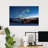 Lofoten Norwegen Northern Lights Poster (Heimbüro)