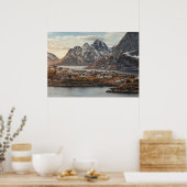 Lofoten Norwegen Poster (Küche)