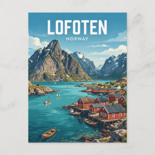 Lofoten Norwegen Postkarte