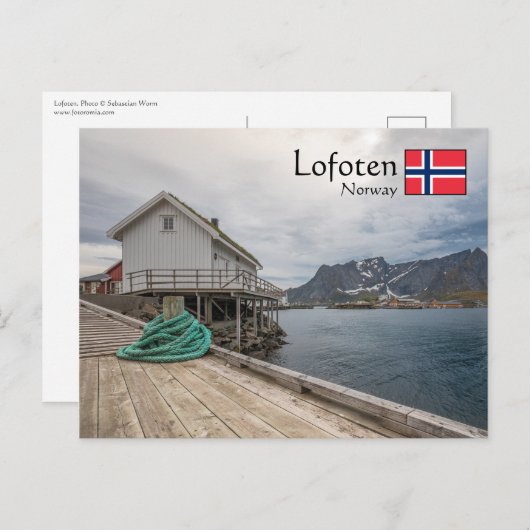 Lofoten Norwegen Postkarte (Vorne/Hinten)