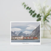 Lofoten Norwegen Postkarte (Stehend Vorderseite)