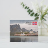 Lofoten Norwegen Postkarte (Stehend Vorderseite)