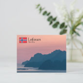 Lofoten Norwegen Postkarte (Stehend Vorderseite)