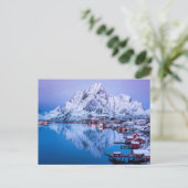 Lofoten Norwegen Postkarte (Stehend Vorderseite)