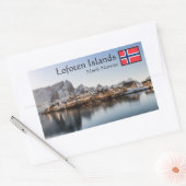 Lofoten Norwegen Rechteckiger Aufkleber (Umschlag)