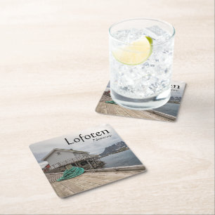 Lofoten Norwegen Rechteckiger Pappuntersetzer