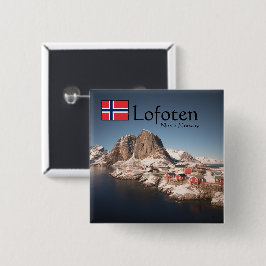 Lofoten Norwegen Souvenir Button