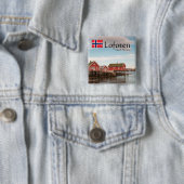 Lofoten Norwegen Souvenir Button (Beispiel)