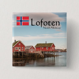 Lofoten Norwegen Souvenir Button