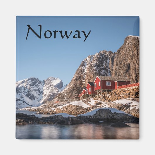 Lofoten Norwegen Souvenir Magnet (Vorne)