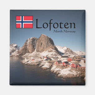 Lofoten Norwegen Souvenir Magnet