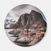 Lofoten Norwegen Souvenir Magnet (Vorne)