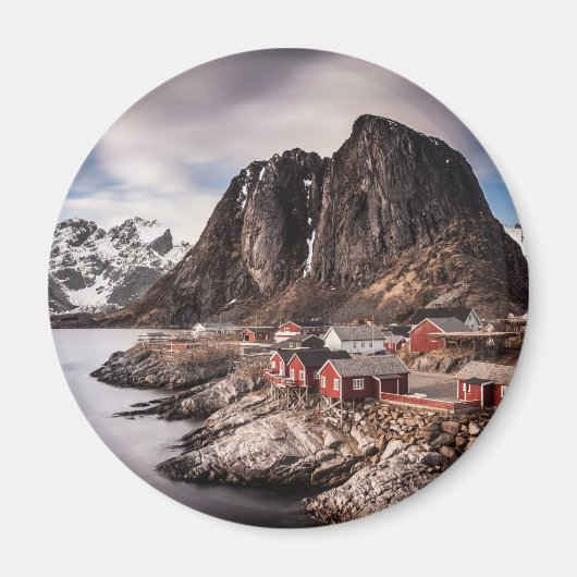 Lofoten Norwegen Souvenir Magnet (Vorne)