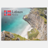 Lofoten Norwegen Souvenir Magnet (Vorderseite)
