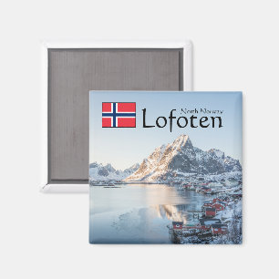 Lofoten Norwegen Souvenir Magnet