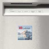 Lofoten Norwegen Souvenir Magnet (In Situ (Geschirrspüler))