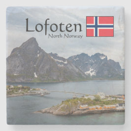 Lofoten Norwegen Souvenir Steinuntersetzer