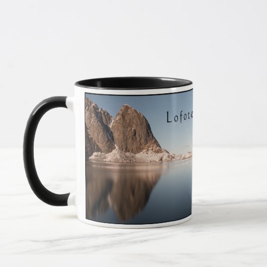 Lofoten Norwegen Souvenir Tasse (Links)