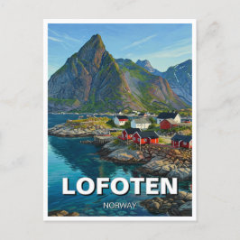 Lofoten Norwegen Travel Postkarte