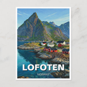 Lofoten Norwegen Travel Postkarte
