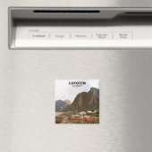 Lofoten Norwegen Travel Souvenir Magnet (In Situ (Geschirrspüler))