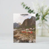 Lofoten Norwegen Travel Souvenir Postkarte (Stehend Vorderseite)