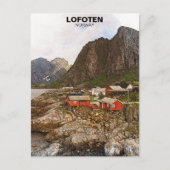 Lofoten Norwegen Travel Souvenir Postkarte (Vorderseite)