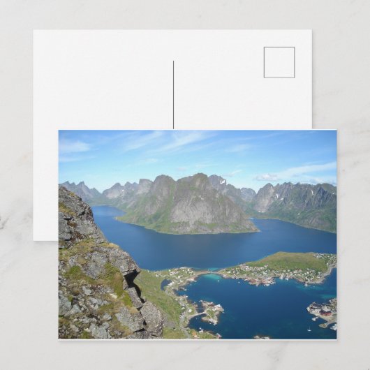 Lofoten Postkarte (Vorne/Hinten)