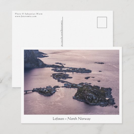 Lofoten Postkarte (Vorne/Hinten)