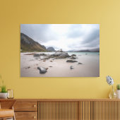 Lofoten Ramberg Beach Leinwanddruck (Insitu (Wohnzimmer))
