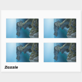 Lofoten Rechteckiger Aufkleber