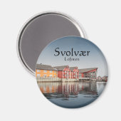 Lofoten Souvenir Magnet (Vorderseite/Rückseite)