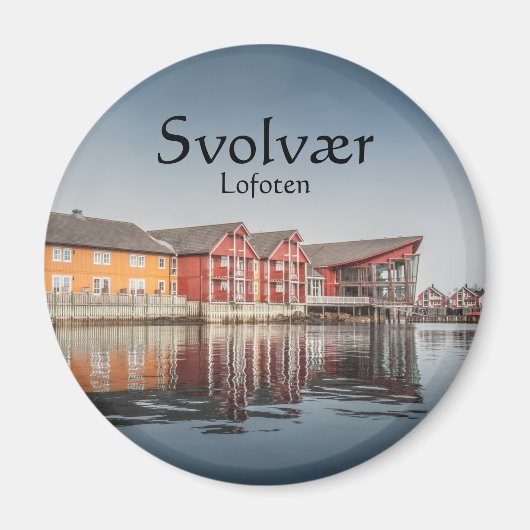 Lofoten Souvenir Magnet (Vorne)