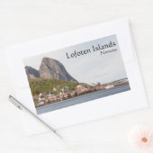 Lofoten Souvenir Rechteckiger Aufkleber (Umschlag)