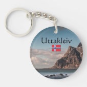 Lofoten Uttakleiv Schlüsselanhänger (Vorderseite)