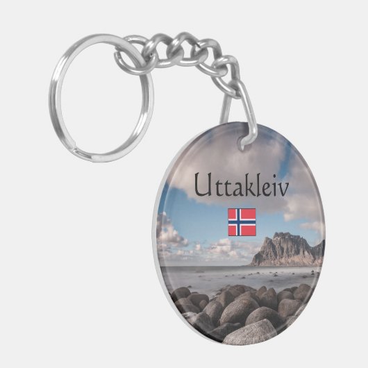 Lofoten Uttakleiv Schlüsselanhänger (Vorderseite links)