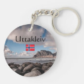 Lofoten Uttakleiv Schlüsselanhänger (Rückseite)