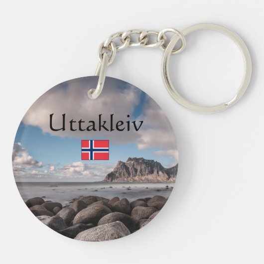 Lofoten Uttakleiv Schlüsselanhänger (Rückseite)