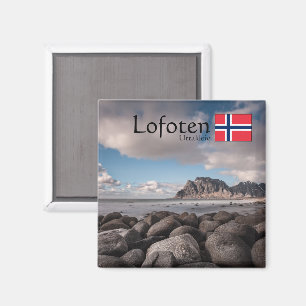 Lofoten Uttakleiv Souvenir Magnet