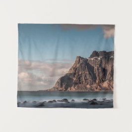 Lofoten Uttakleiv Wandteppich