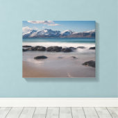 Lofoten Vikten Beach Leinwanddruck (Insitu (Holzboden))