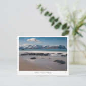 Lofoten Vikten Beach Postkarte (Stehend Vorderseite)