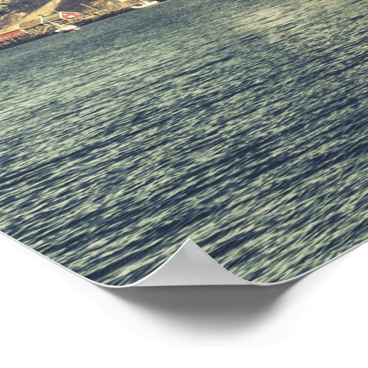 Lofoten Vintag Poster (Ecke)