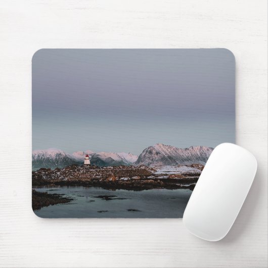 Lofoten vuurtoren mousepad (Mit Mouse)