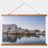 Lofoten Wandteppich Mit Holzrahmen (Vorne)