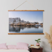 Lofoten Wandteppich Mit Holzrahmen (Schlafzimmer)